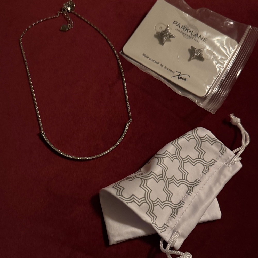 Park Lane Silver Jewelry Set with Star Earrings